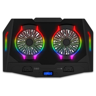 Connect IT NEO RGB chladicí podložka pod notebook - černá