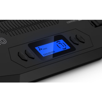 Connect IT NEO RGB chladicí podložka pod notebook - černá