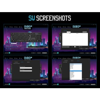 Connect IT NEO+ mechanická herní klávesnice, CZ/SK - černá