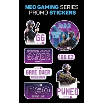 Connect IT NEO+ mechanická herní klávesnice, CZ/SK - černá