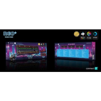 Connect IT NEO+ mechanická herní klávesnice, CZ/SK - černá