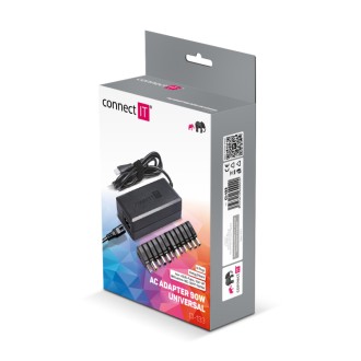 Connect IT Notebook Power univerzální notebookový adaptér 90 W - 12 konektorů