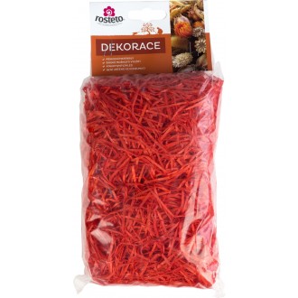 Dřevitá vlna Rosteto červená - 50 g