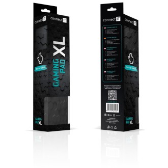 Connect IT Podložka pod klávesnici a myš, vel. XL (795 × 345 mm) - černá
