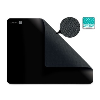 Connect IT Podložka pod myš, vel. S (250 × 200 mm) - černá