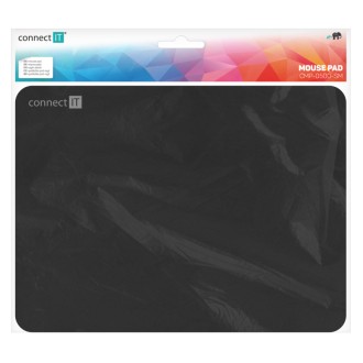Connect IT Podložka pod myš, vel. S (250 × 200 mm) - černá
