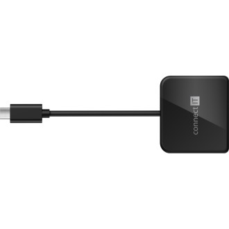 Connect IT USB-C hub, 3v1 (USB-C,USB-A,HDMI) - černá