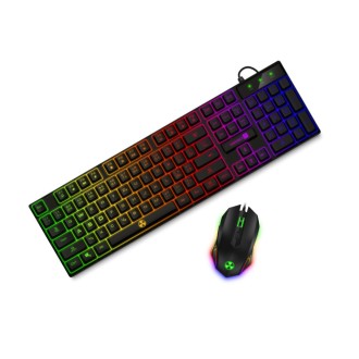 Connect IT Battle Combo herní drátová klávesnice + myš, CZ/SK - černá