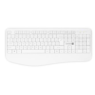 Connect IT Combo bezdrátová klávesnice + myš (+1x AAA +1x AA baterie) CZ/SK - bílá