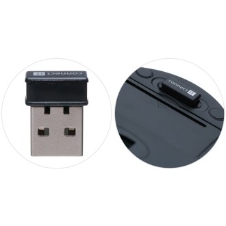 Connect IT Combo bezdrátová klávesnice + myš (+4x AAA baterie) - černá