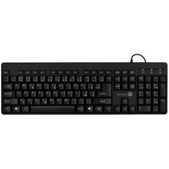 Connect IT Combo drátová klávesnice + myš, CZ/SK - černá