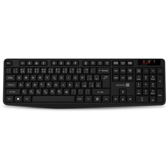 Connect IT OfficeBase Wireless Combo bezdrátová černá klávesnice + myš - černá