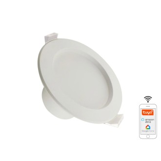 NEDES - LED svítidlo WIFI 10W / IP44 / 3000K - 6500K / WH - LDL164W