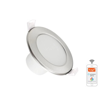 NEDES - LED svítidlo WIFI 7W / IP44 / 3000K - 6500K / SI - LDL163/SW