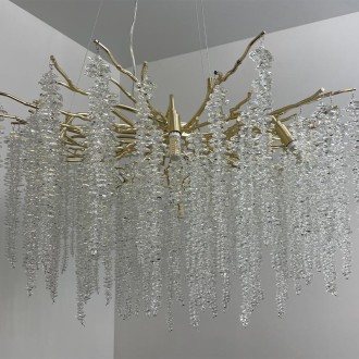 NEDES - Luxusní závěsný křišťálový lustr 13 x G9 - CA021/800