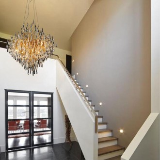 NEDES - Luxusní závěsný křišťálový lustr 12 x G9 - CA061/800