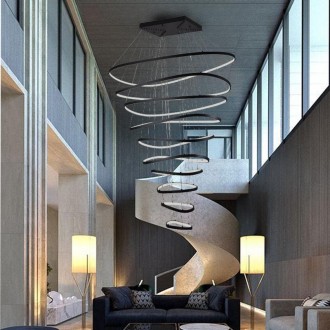 NEDES - LED závěsné svítidlo s dálkovým ovladačem 370W - J4375/B