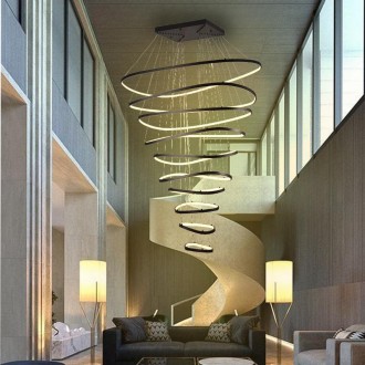 NEDES - LED závěsné svítidlo s dálkovým ovladačem 370W - J4375/B