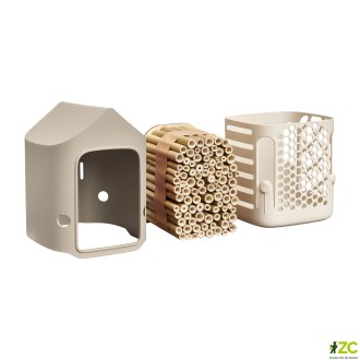 Hmyzí hotel - Cosy insect hotel - mushroom beige 18 cm