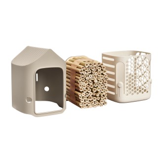 Hmyzí hotel - Cosy insect hotel - mushroom beige 18 cm