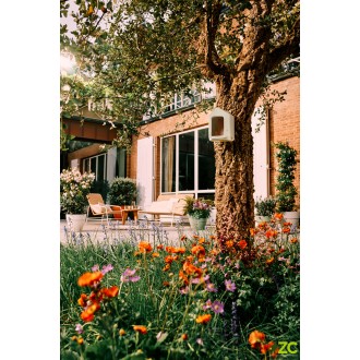 Krmítko - Cosy bird feeder - mushroom beige 18 cm