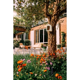 Krmítko - Cosy bird feeder - mushroom beige 18 cm