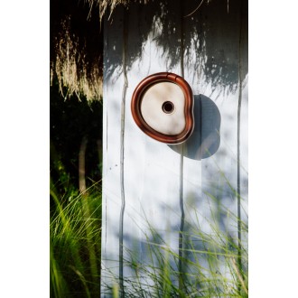 Ptačí budka - Organic bird house - chestnut brown 25 cm