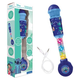 Svítící trendy mikrofon s melodiemi - Disney Stitch