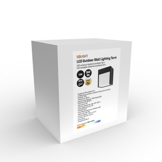 Solight LED venkovní nástěnné osvětlení Terni, 12W, 560lm, 3000K