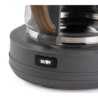 Překapávač na kávu WOOD YOU - šedý - DOMO DO754K