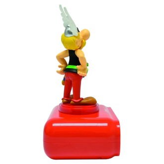 Budík s nočním 3D světlem - Asterix