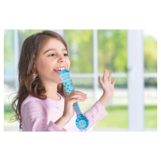 Svítící trendy mikrofon s melodiemi - Šmoulové