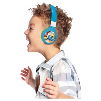 Skládací bezdrátová sluchátka - Šmoulové