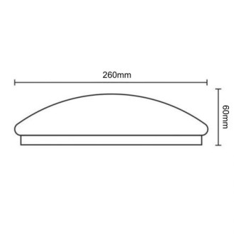 NEDES - LED svítidlo OPAL s PIR 12W / 4000K / PIR - LCL421P