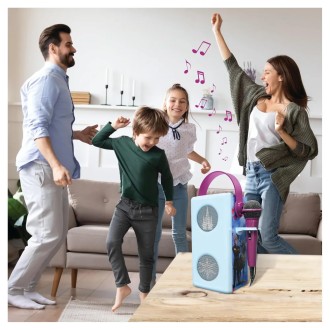 Bezdrátový svítící reproduktor s mikrofonem Ledové království