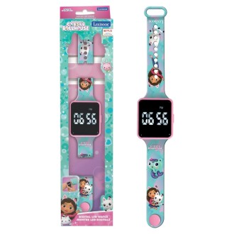 LED hodinky Gábinin kouzelný domek