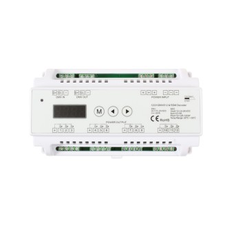 T-led - DMX dimLED dekodér 12CH DIN Varianta: DMX dimLED dekodér 12CH DIN