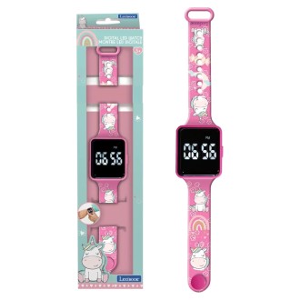 LED hodinky Jednorožec