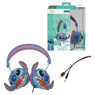 Skládací drátová sluchátka Disney Stitch