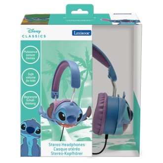 Skládací drátová sluchátka Disney Stitch
