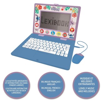 Francouzsko-anglický notebook 170 aktivit Disney Stitch