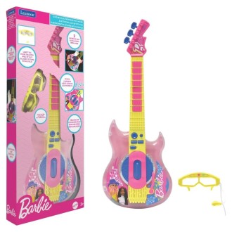 Elektronická kytara s brýlemi Barbie