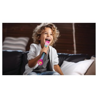 Svítící trendy mikrofon Disney Princezny s melodiemi