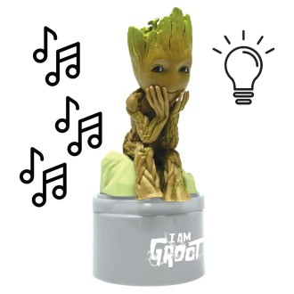 Noční světlo s reproduktorem Groot