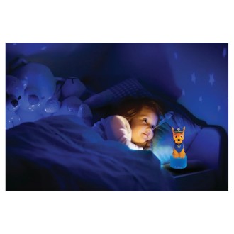 Noční světlo s reproduktorem Tlapková patrola