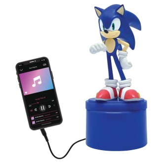 Noční světlo s reproduktorem Ježek Sonic