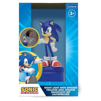 Noční světlo s reproduktorem Ježek Sonic