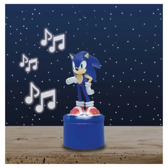 Noční světlo s reproduktorem Ježek Sonic