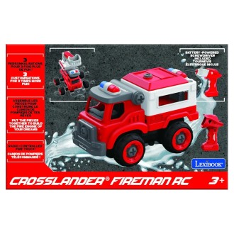 Crosslander Fireman – hasičské auto 3 v 1 s elektrickým šroubovákem