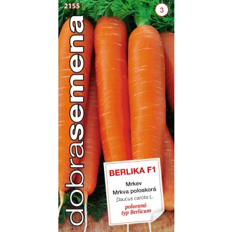 Dobrá semena Mrkev - Berlika F1 poloraná 1,3g